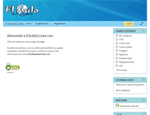 Tablet Screenshot of elaulaenlinea.com